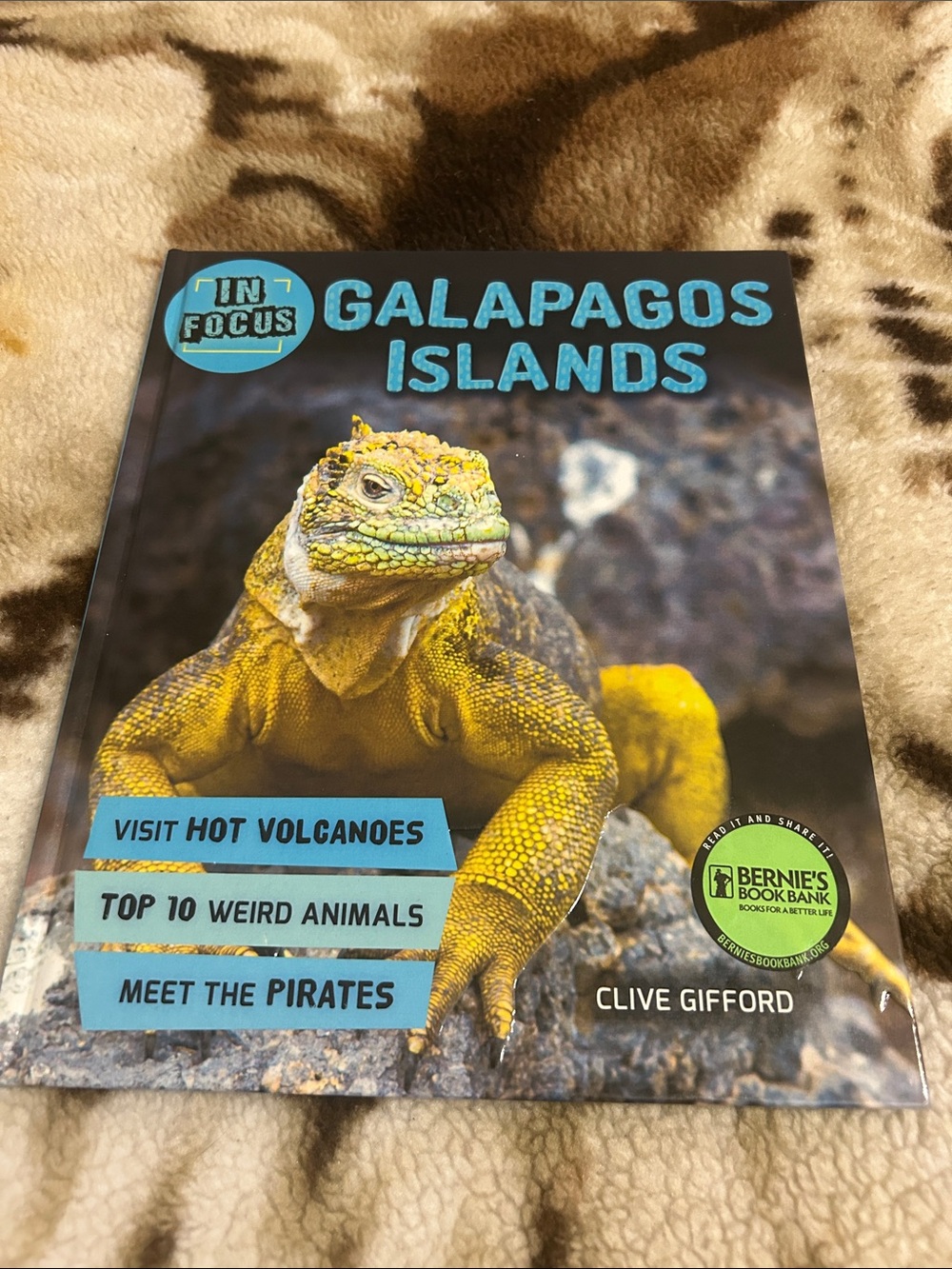 Galapagos Islands Book - Yellow Cover
